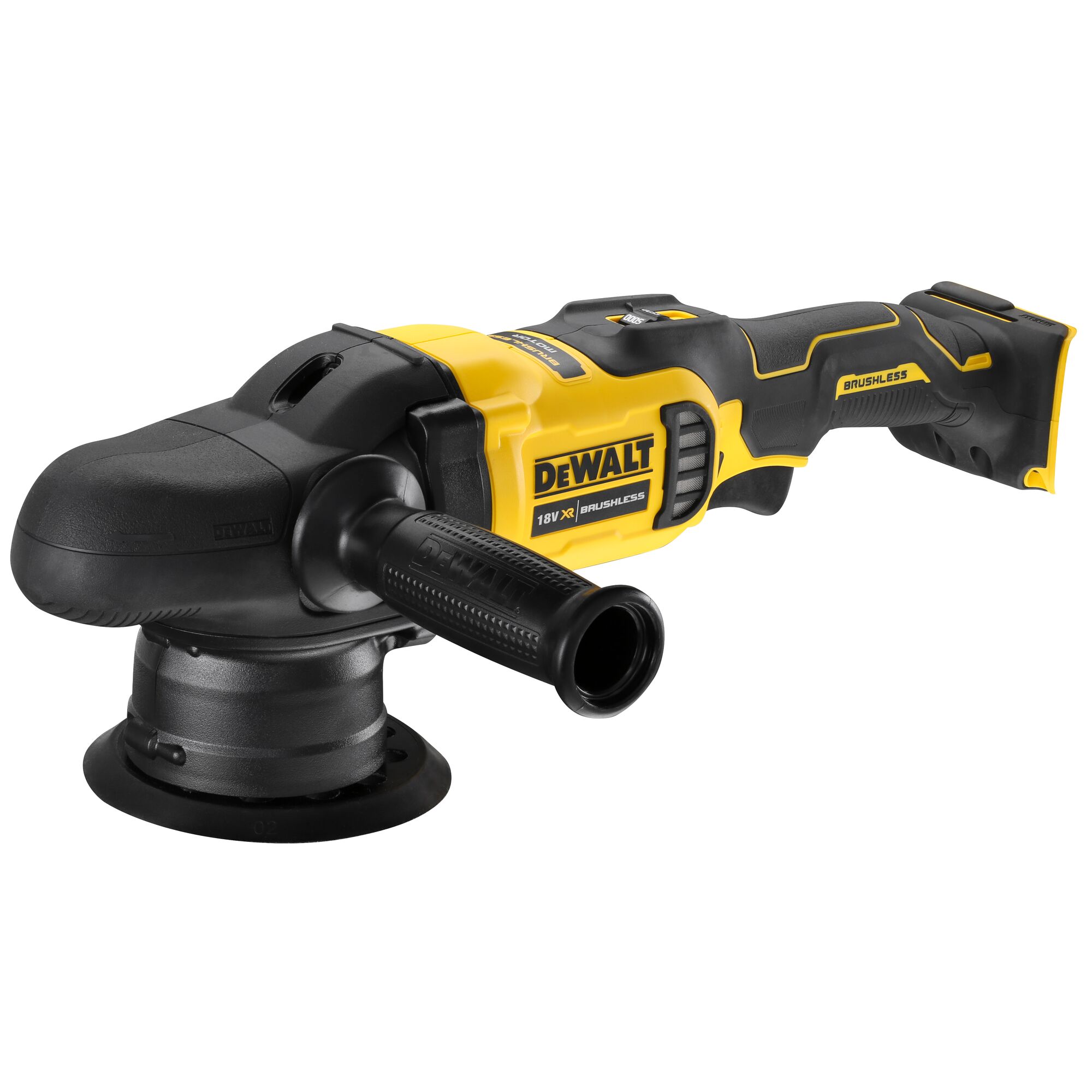 Máy đánh bóng lệch tâm đa tốc độ không chổi than 18V Dewalt DCM848N-XJ