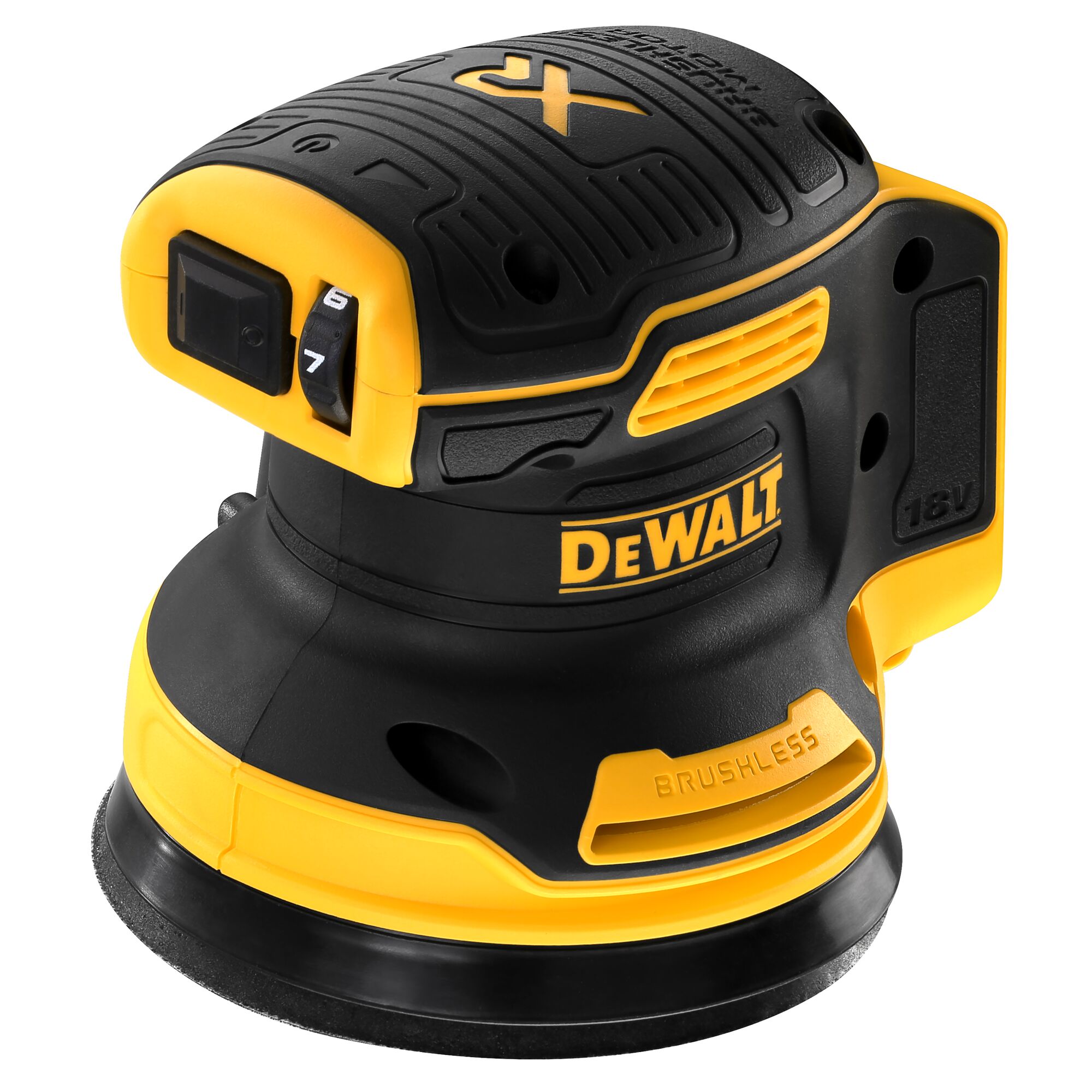 Máy chà nhám quỹ đạo ngẫu nhiên không chổi than Dewalt DCW210N-KR