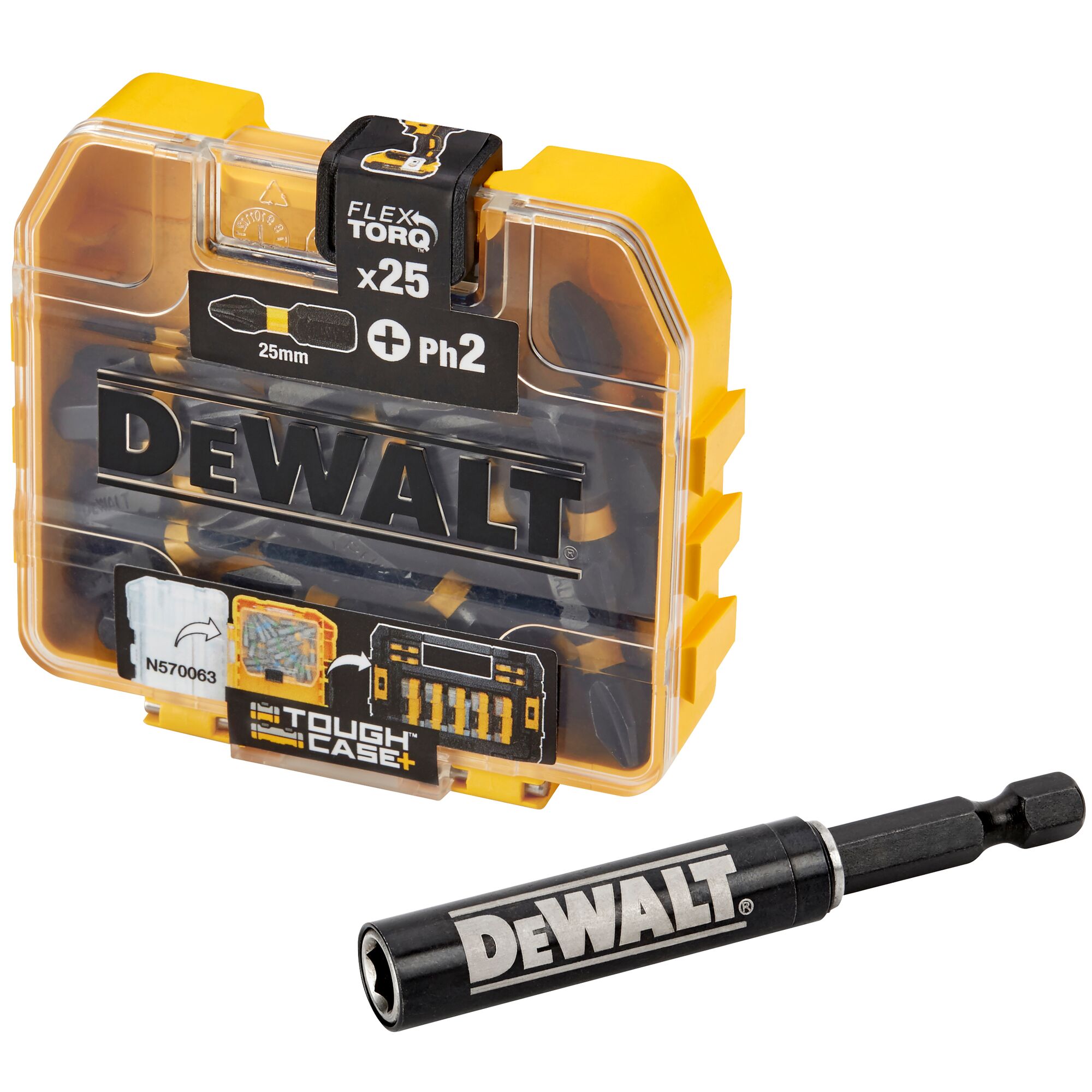 Bộ mũi vít 25mm hiệu suất cao Ph2 Dewalt DT71910-QZ