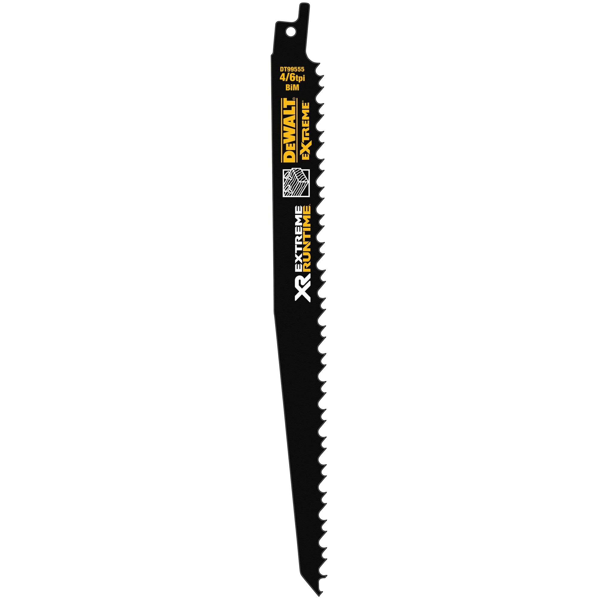 Lưỡi cưa kiếm XR 152mm (6") 4-6TPI Gỗ -5PC Dewalt DT99554-QZ