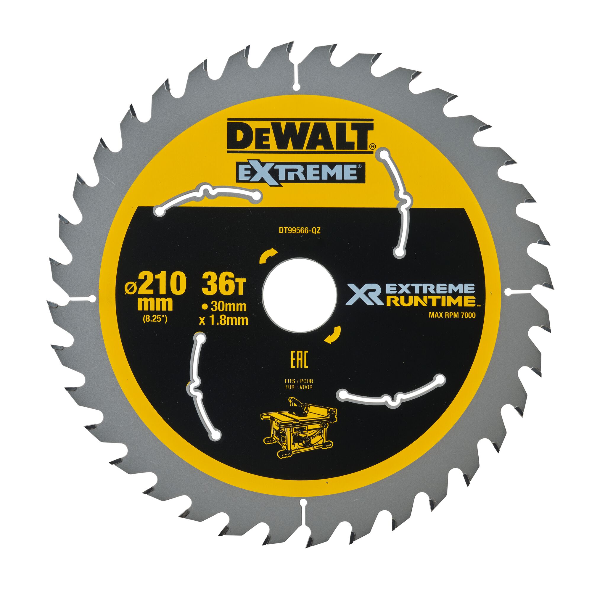 Lưỡi cưa đĩa EXTREME 210mm 36T Dewalt DT99566-QZ
