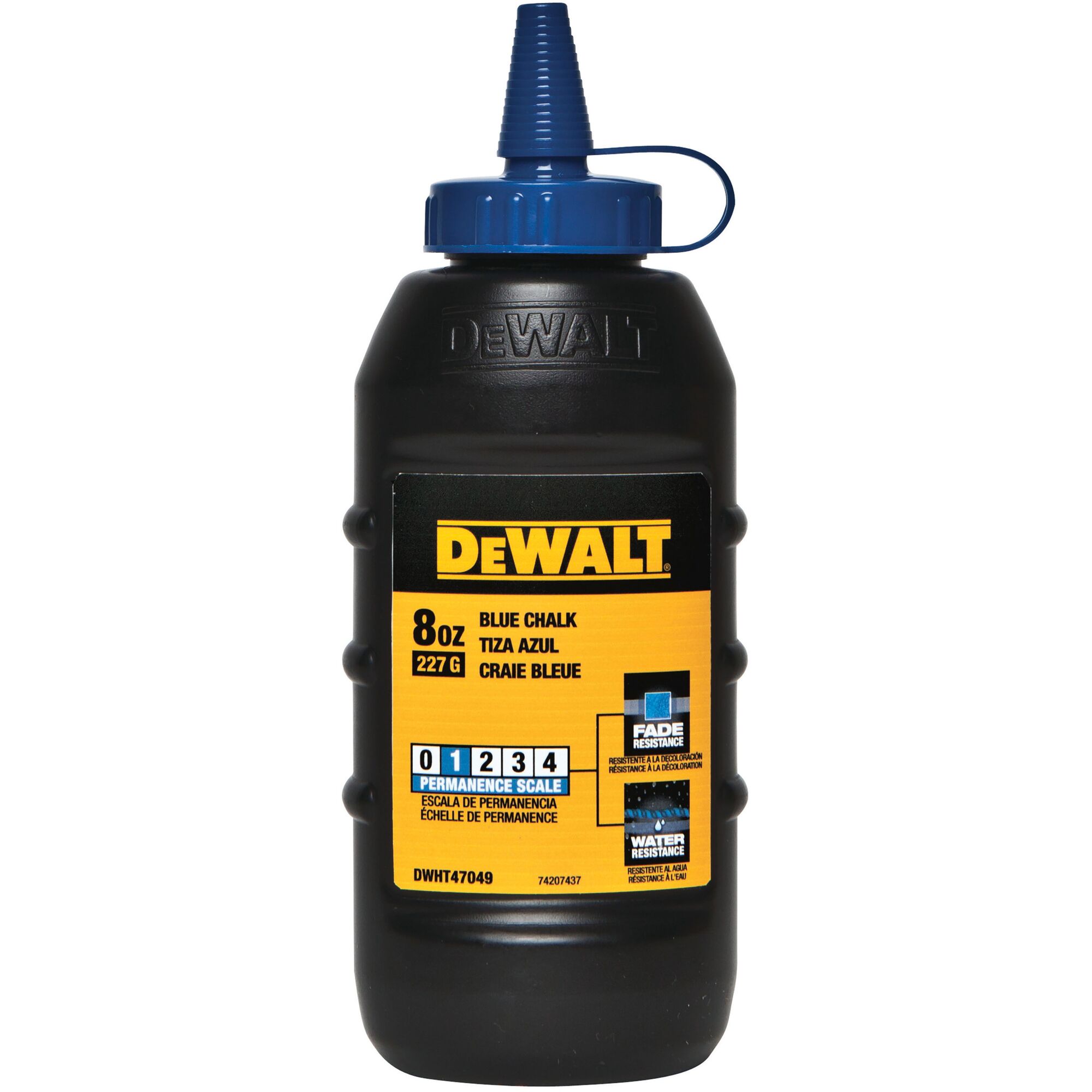 Phấn bật mực xanh 225g Dewalt DWHT47049-9
